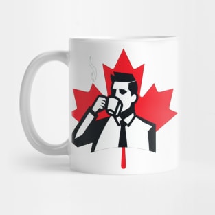Maple Leaf Coffee Logo Mug